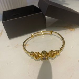 24K gold plated bracelet